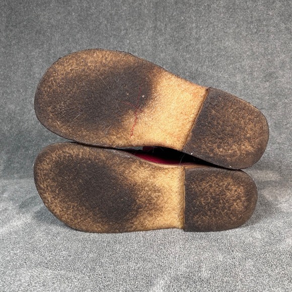 Duckfeet Arhus Shearling Red Pebbled Leather Boots Women's Size EU 42 US 10.5-11 - Picture 9 of 16